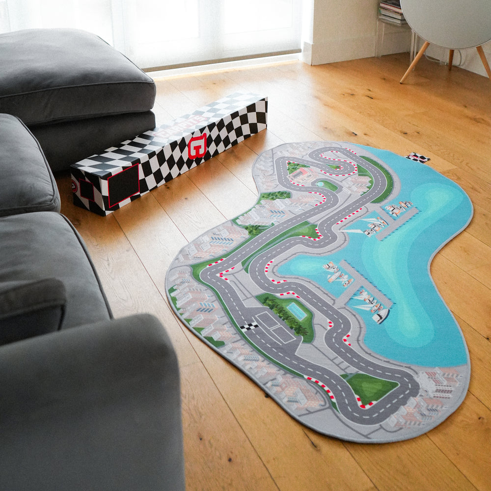 THE COAST - Racetrack rug for kid & adult motorsport lovers