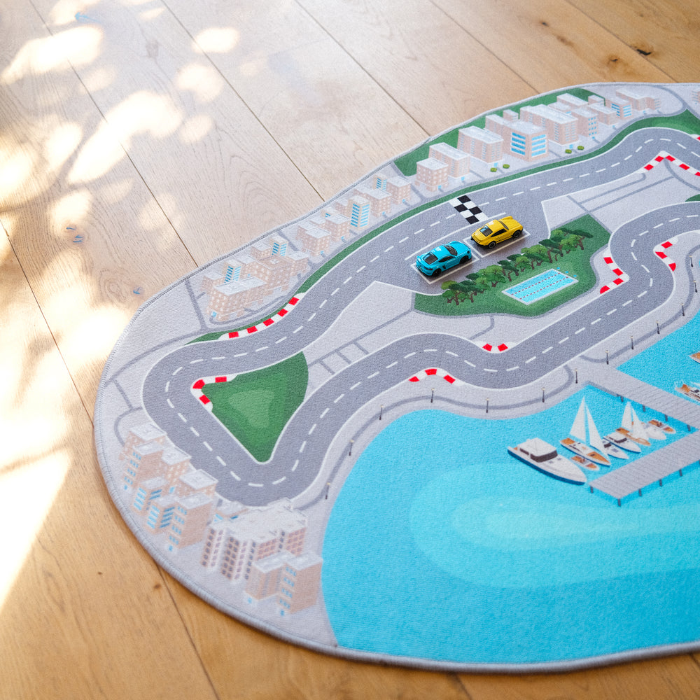 THE COAST - Racetrack rug for kid & adult motorsport lovers